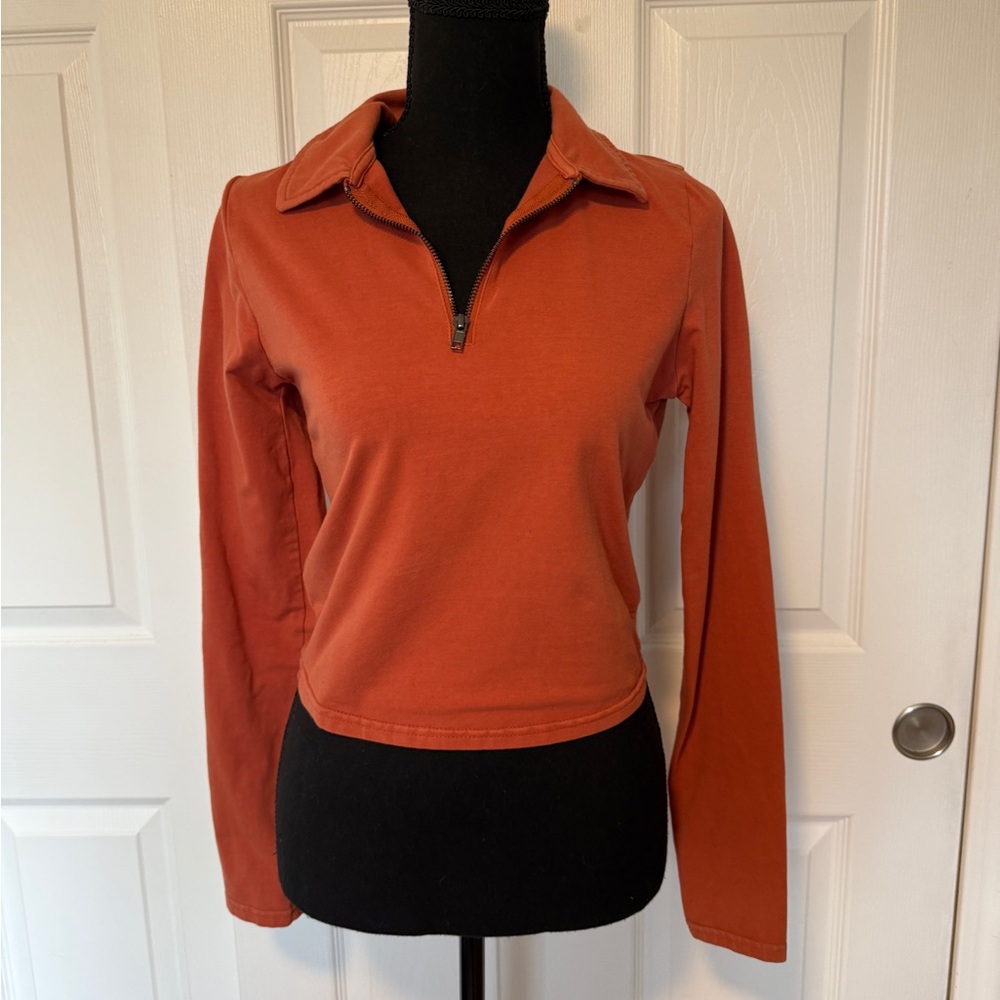 Double Zero Women's Rust Long Sleeve Top Base Layer